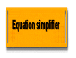 Equation simplifier