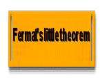 Fermat's little theorem