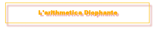 L'arithmetica Diophante